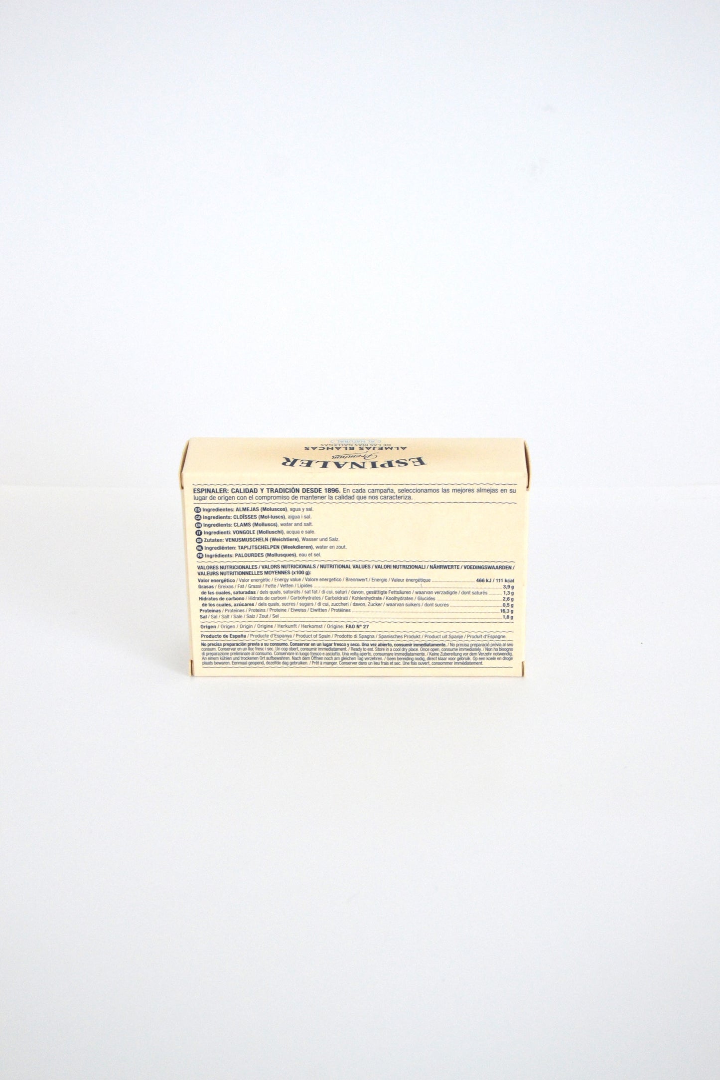 Almejas Blancas Premium 18/20