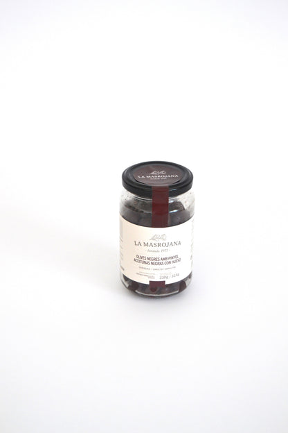 Black Aragon Olives with Pit