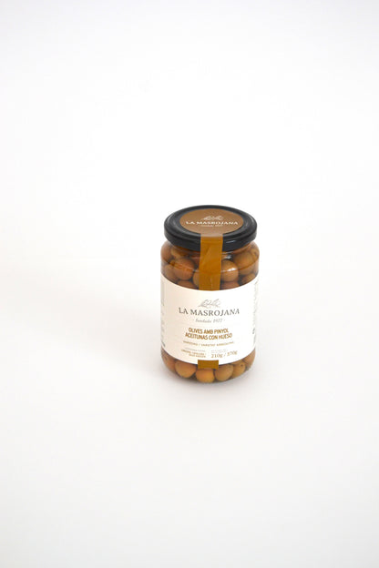 Arbequina-Oliven mit Stein